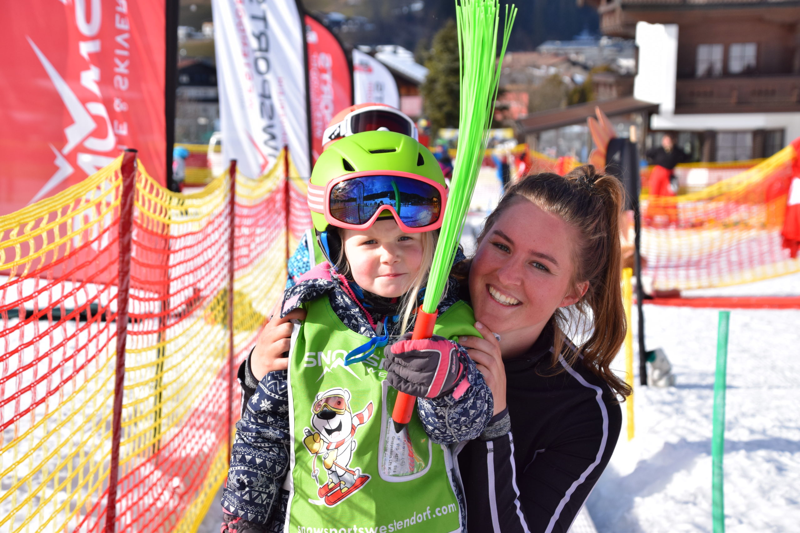 Groepsles Bambini's (3,5-6 jaar) skiles kinderen